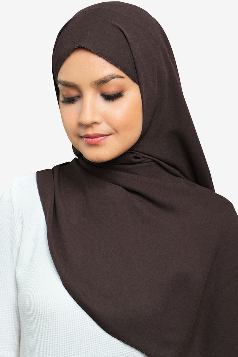 Janie Eyelash Headscarf - Coffee Bean - Image 2