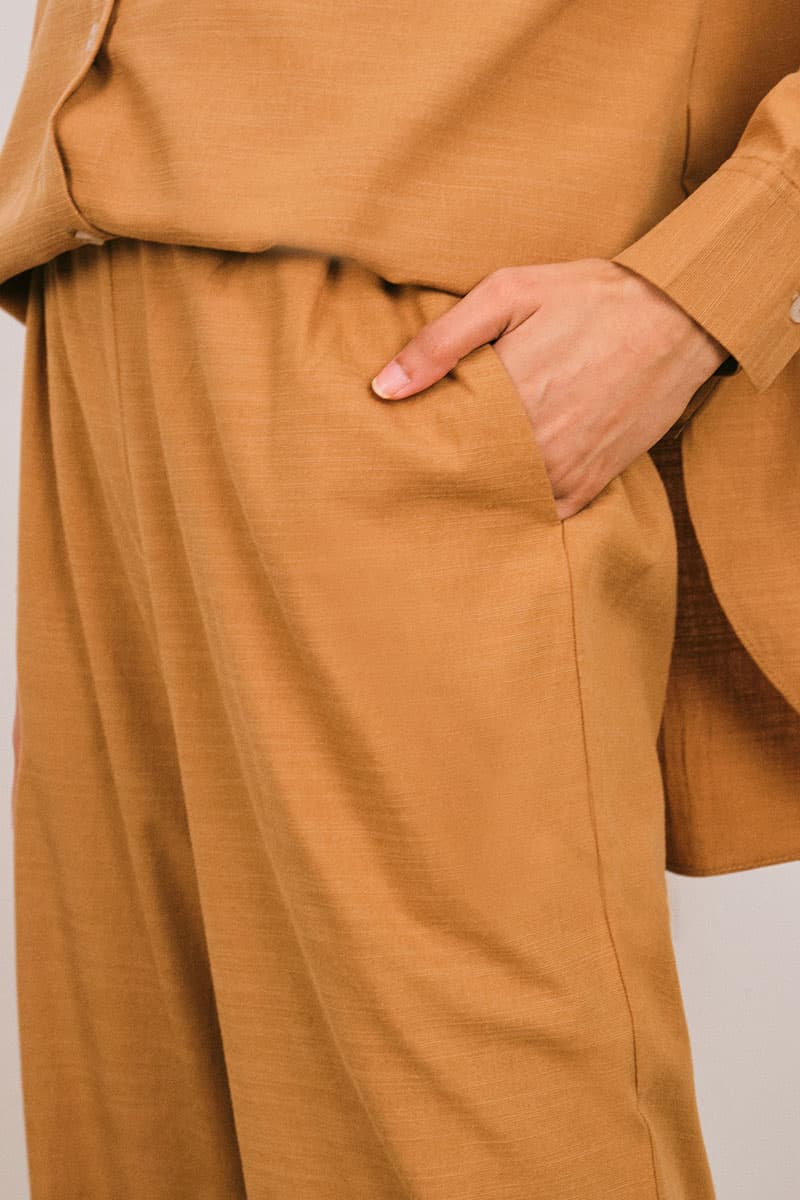 Tamikah Straight Cut Pants - Taffy Brown - Image 4