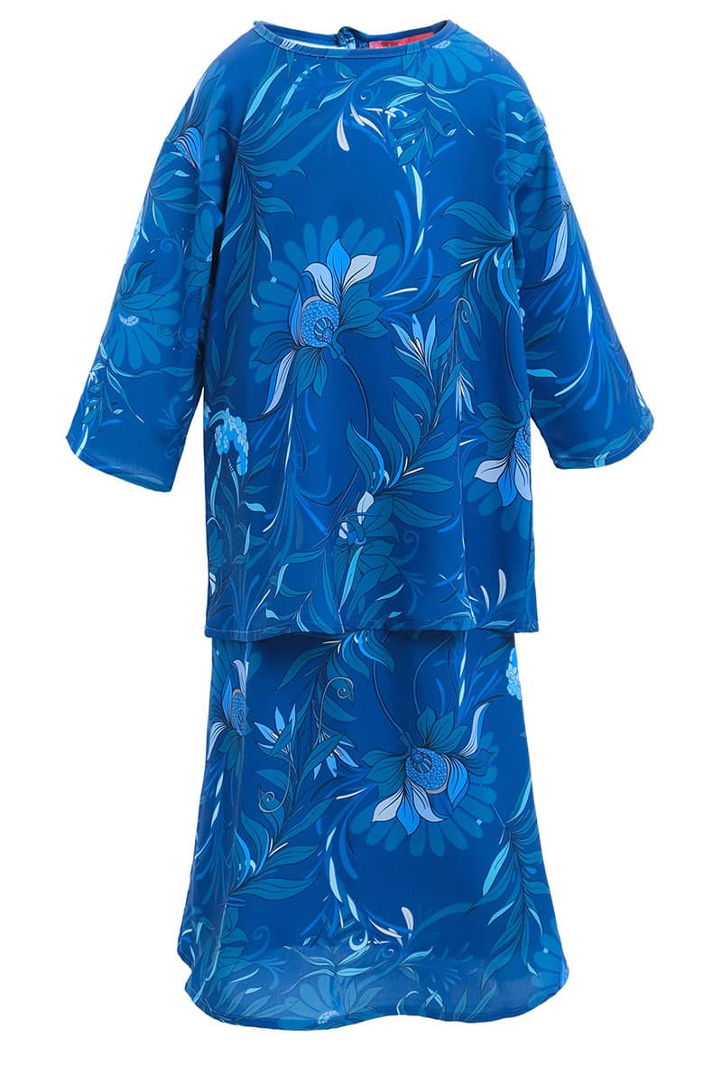 KIDS Raihanab Set - Navy Tropical - Image 2