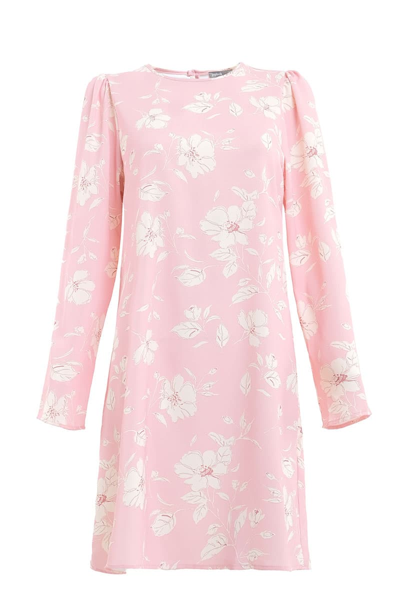 Jenab Puff Shoulder Blouse - Pink Magnolia - Image 2