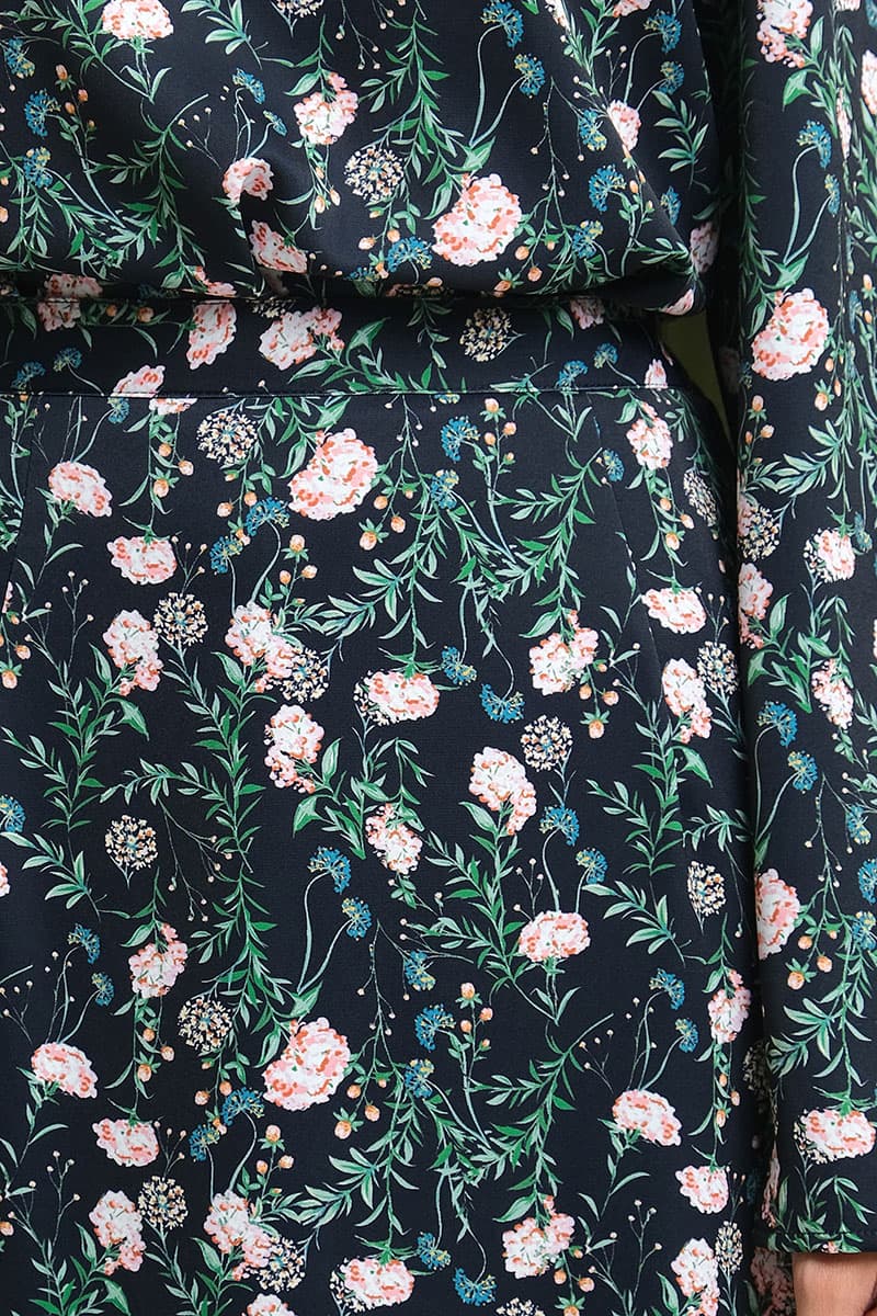 Zulla Mermaid Skirt - Black Garden - Image 6