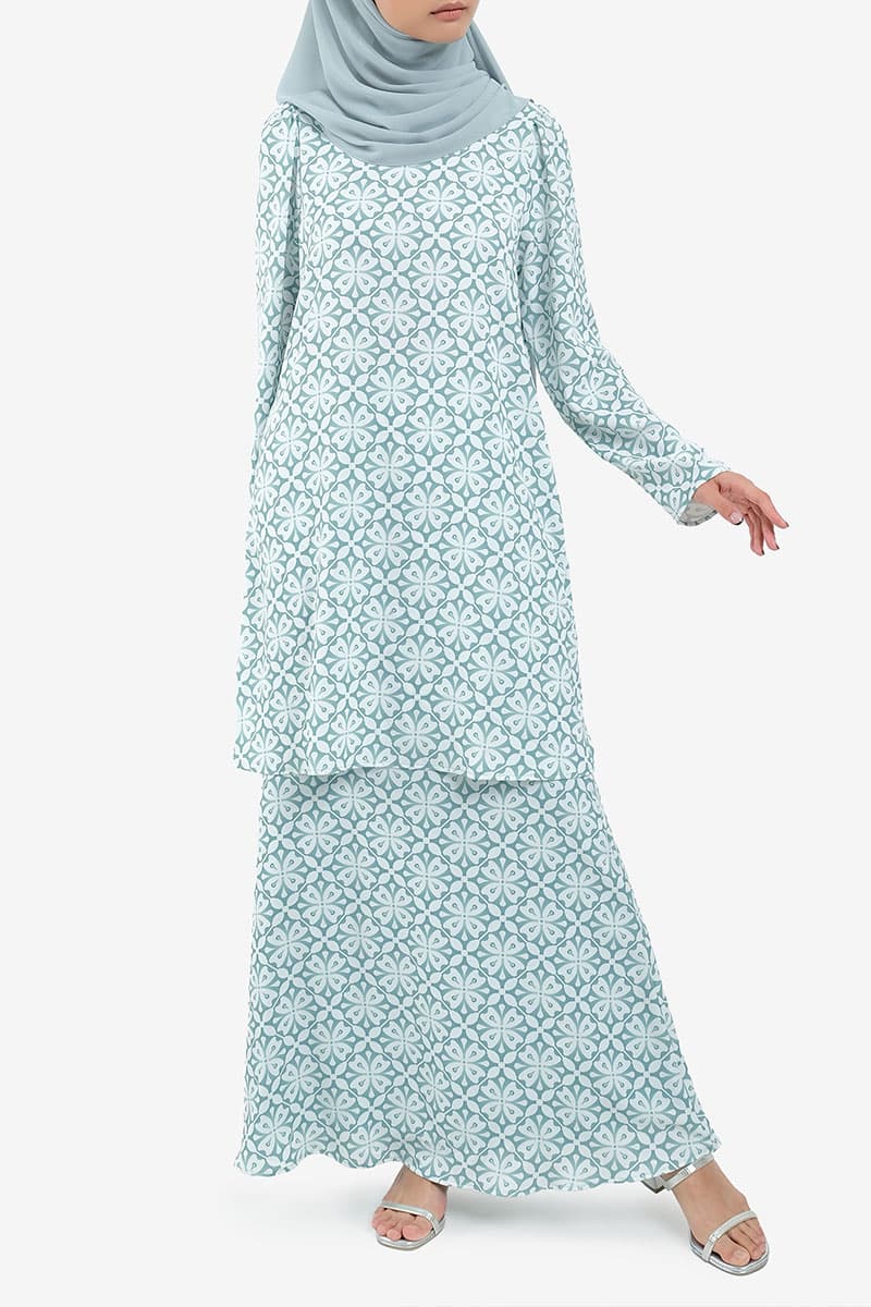 Zulla Mermaid Skirt - Mint Motif - Image 3