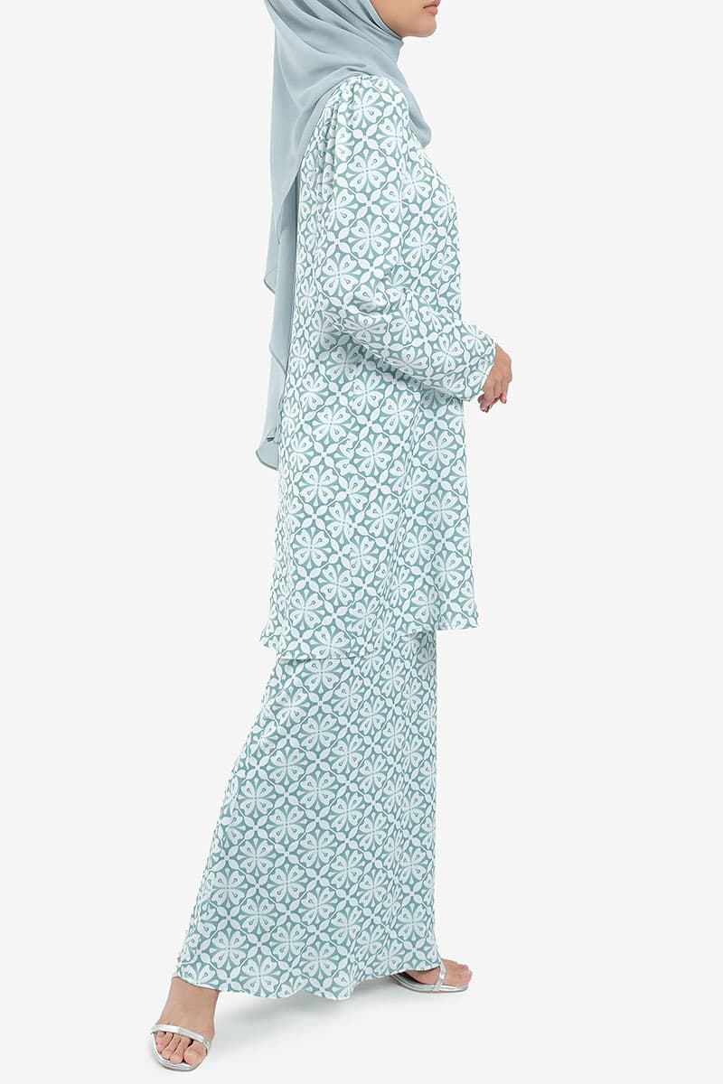 Zulla Mermaid Skirt - Mint Motif - Image 4