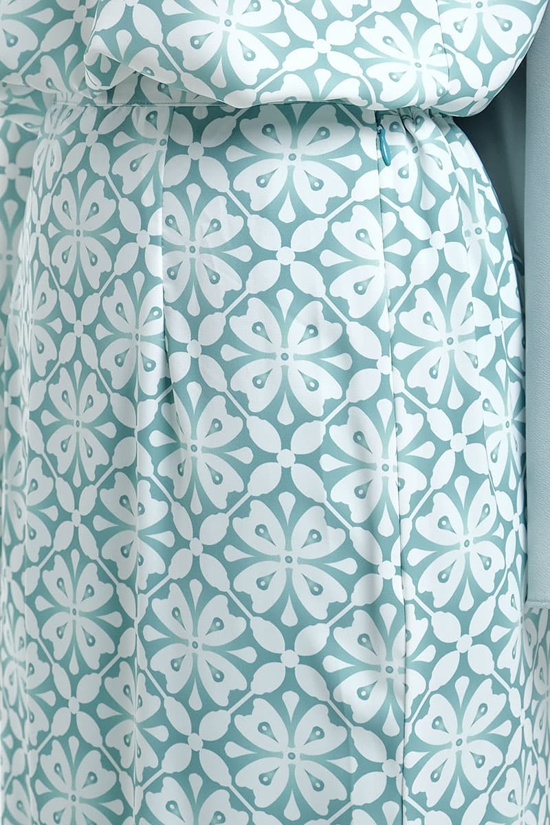 Zulla Mermaid Skirt - Mint Motif - Image 6