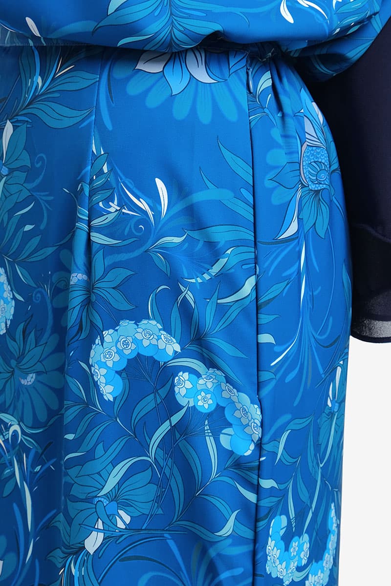 Zulla Mermaid Skirt - Navy Tropical - Image 6