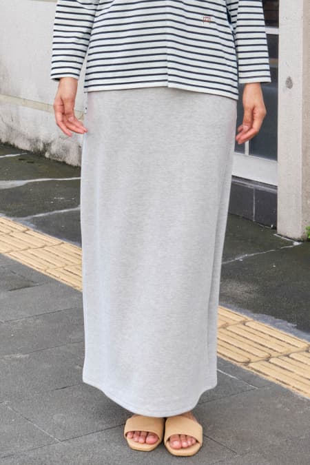 Urszula Pencil Skirt - Heather Grey