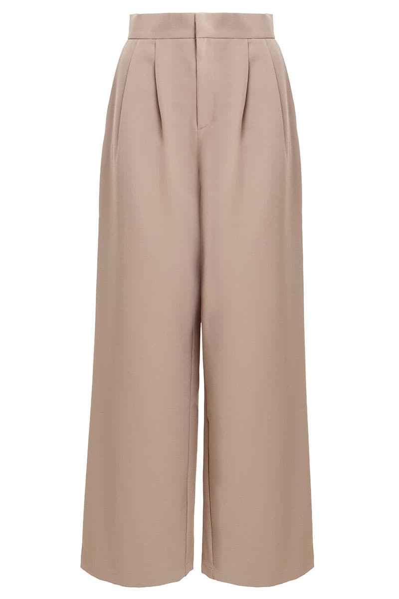 Xalila Straight Cut Pants 2.0 - Mink - Image 2