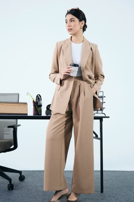 Xalila Straight Cut Pants 2.0 - Mink