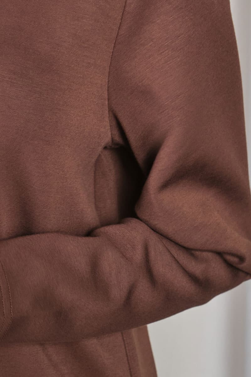 Melon Round Neck Blouse - Pinecone - Image 5