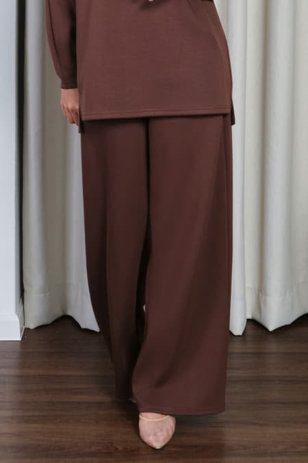 Canyon Wide Legged Pants - Pinecone