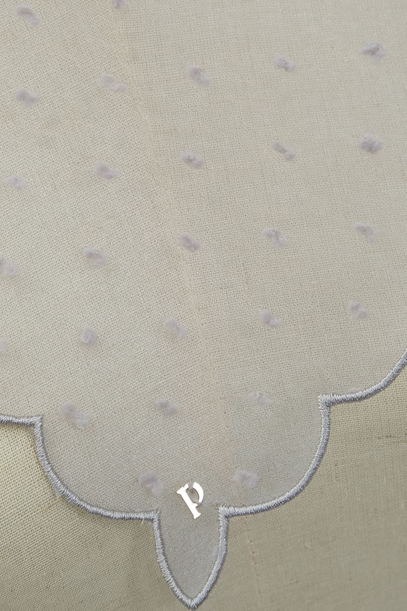 Anindya Scallop Selendang - Stone - Image 2