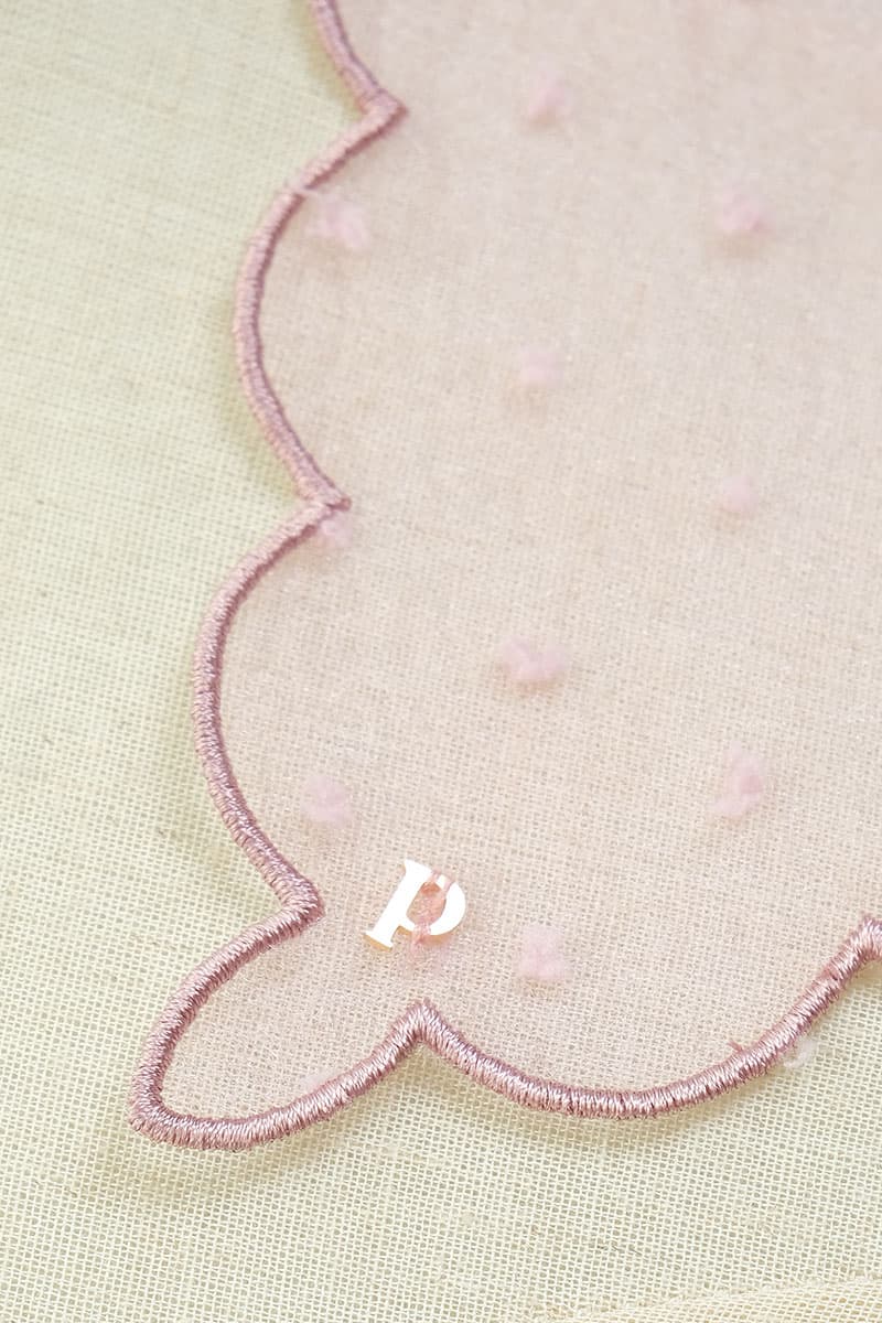 Anindya Scallop Selendang - Dusty Pink - Image 2