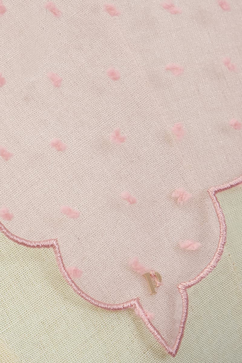 Anindya Scallop Selendang - Blush - Image 2