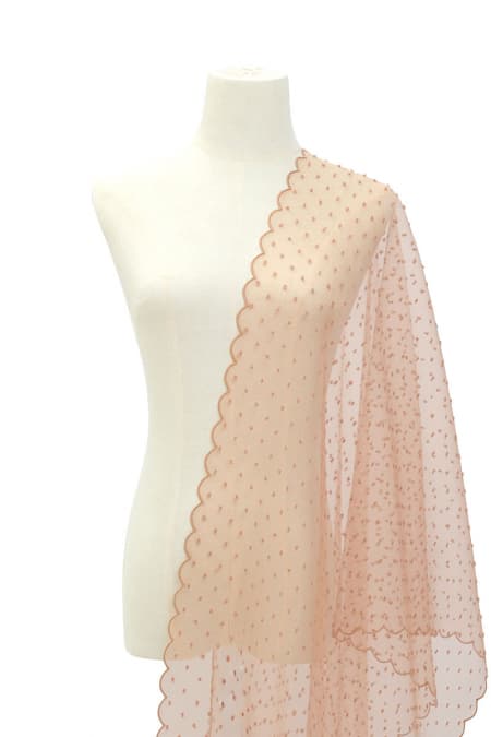 Anindya Scallop Selendang - Latte