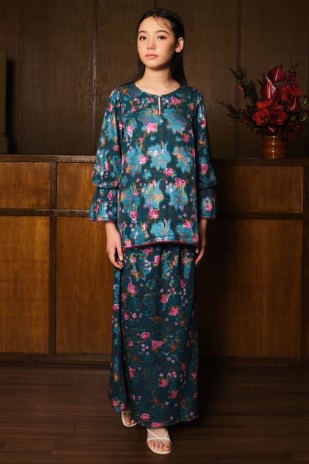KIDS Arjuna Set - Emerald Print