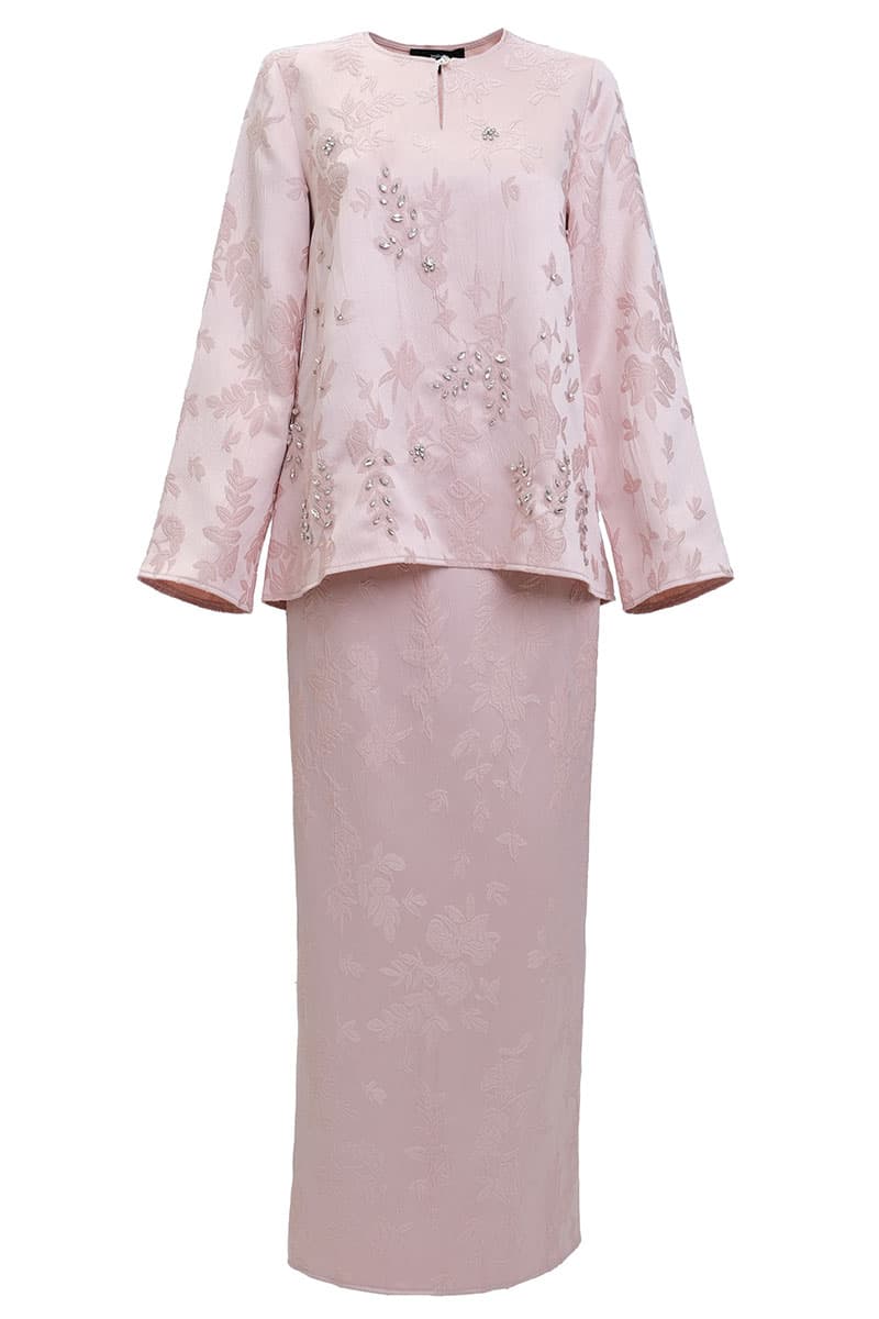 Jelita Blouse & Skirt - Dusty Pink - Image 2