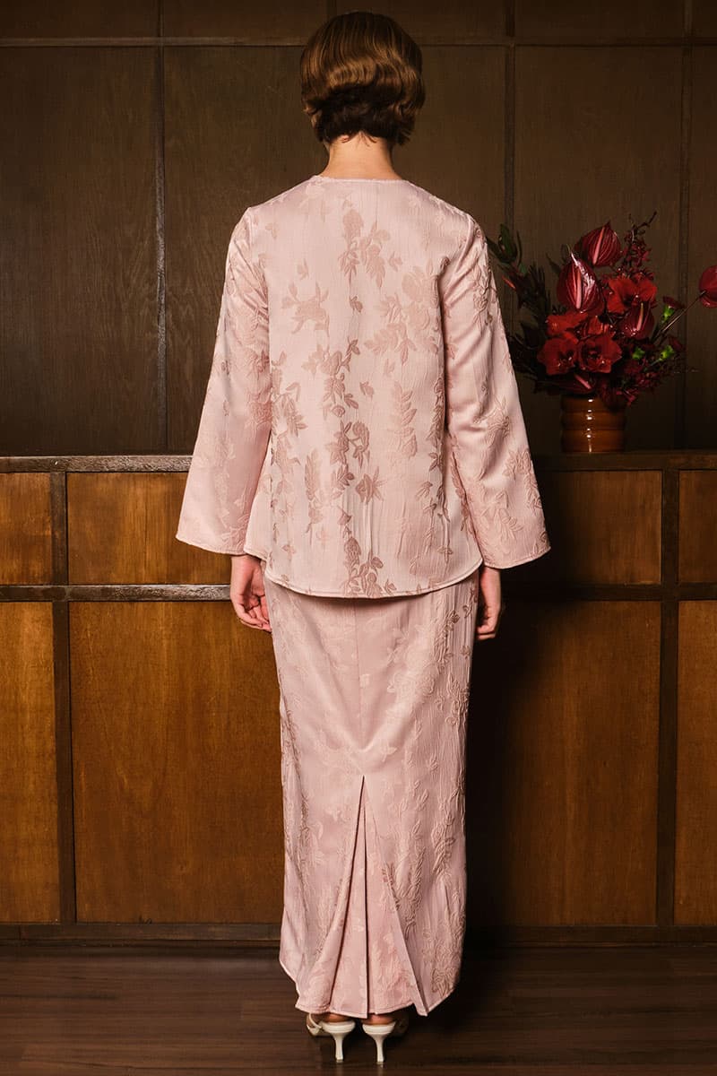 Jelita Blouse & Skirt - Dusty Pink - Image 4