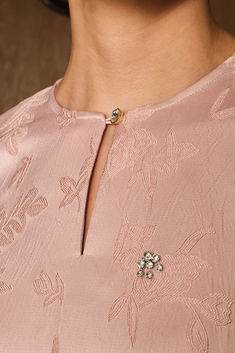 Jelita Blouse & Skirt - Dusty Pink - Image 5