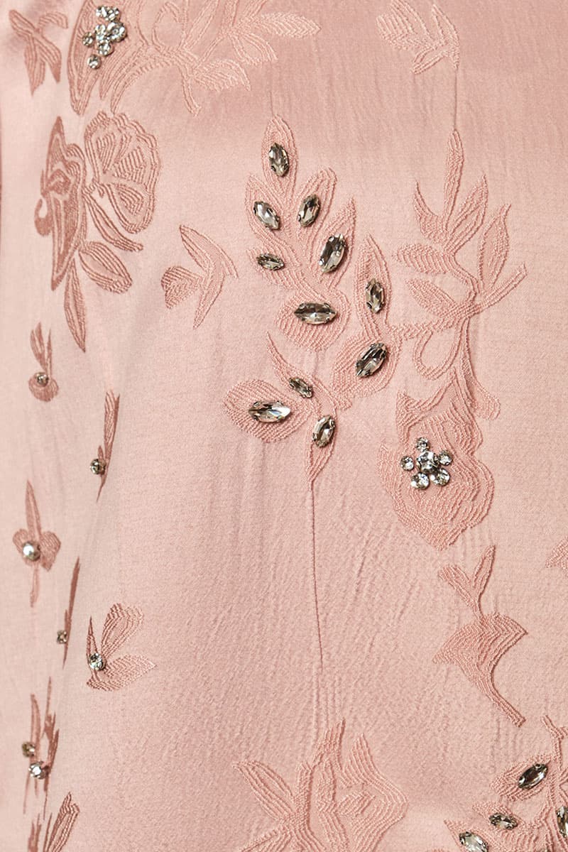 Jelita Blouse & Skirt - Dusty Pink - Image 6