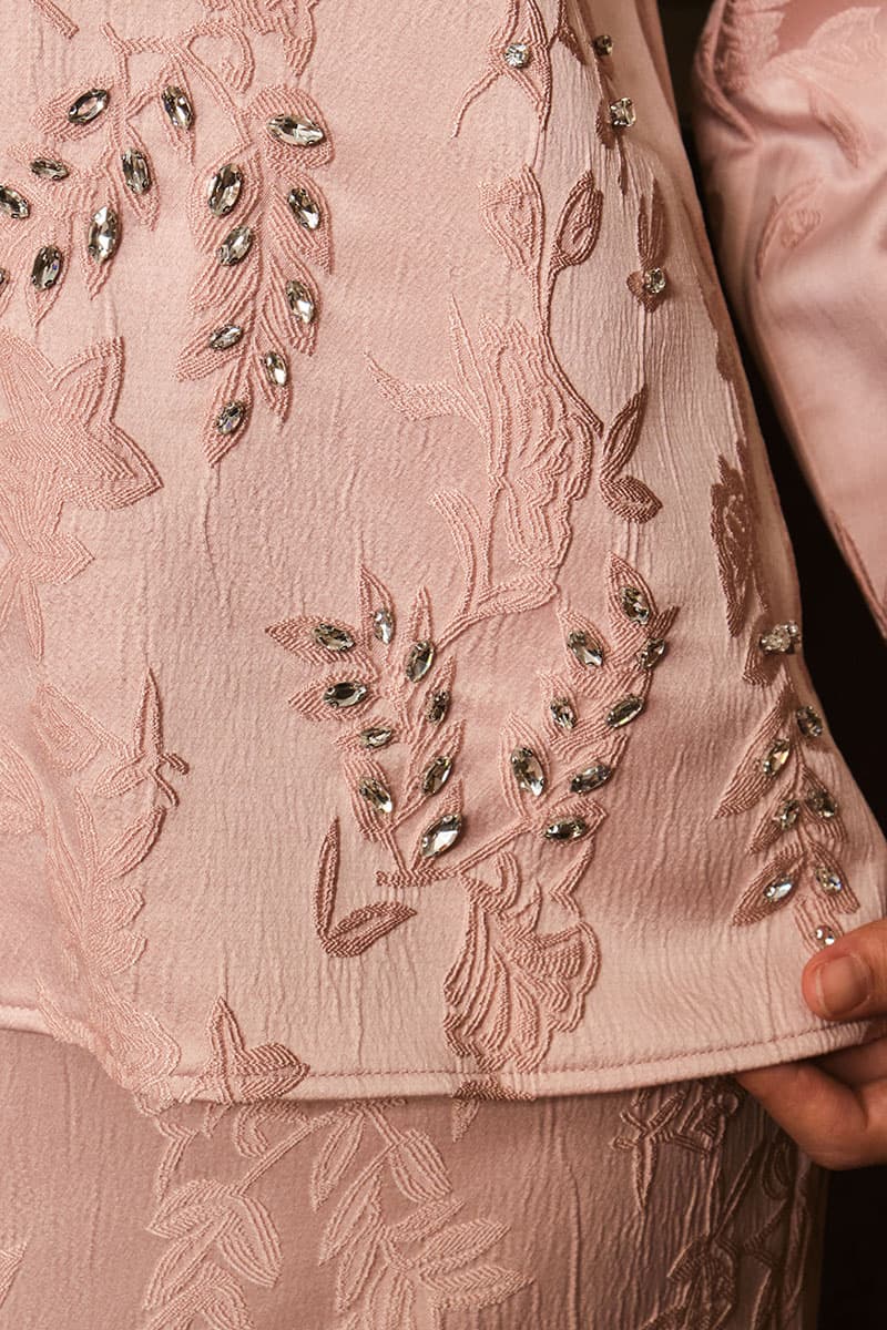 Jelita Blouse & Skirt - Dusty Pink - Image 7