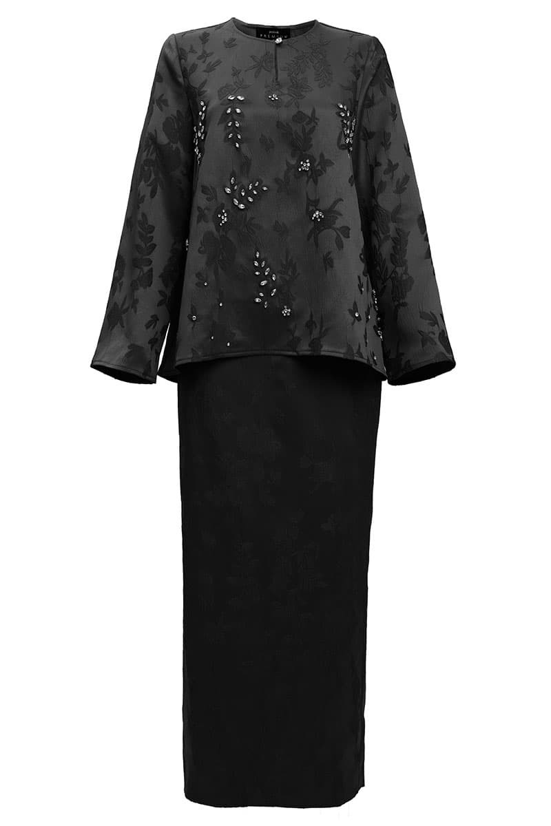 Jelita Blouse & Skirt - Black - Image 2