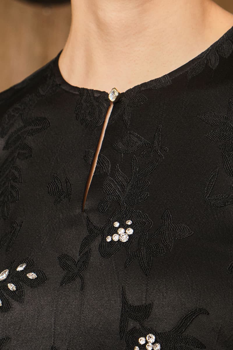 Jelita Blouse & Skirt - Black - Image 5