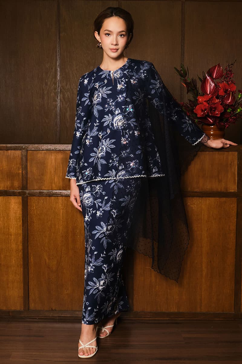 Andalan Blouse & Skirt - Eclipse Print - Image 1