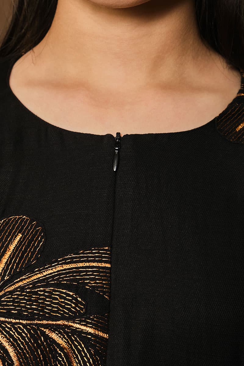 KIDS Delaila Dress - Black - Image 5