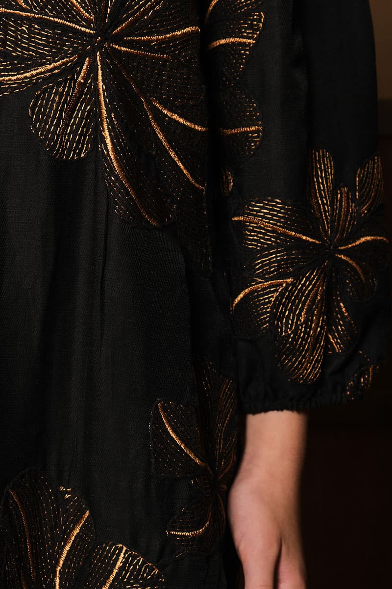 KIDS Delaila Dress - Black - Image 6