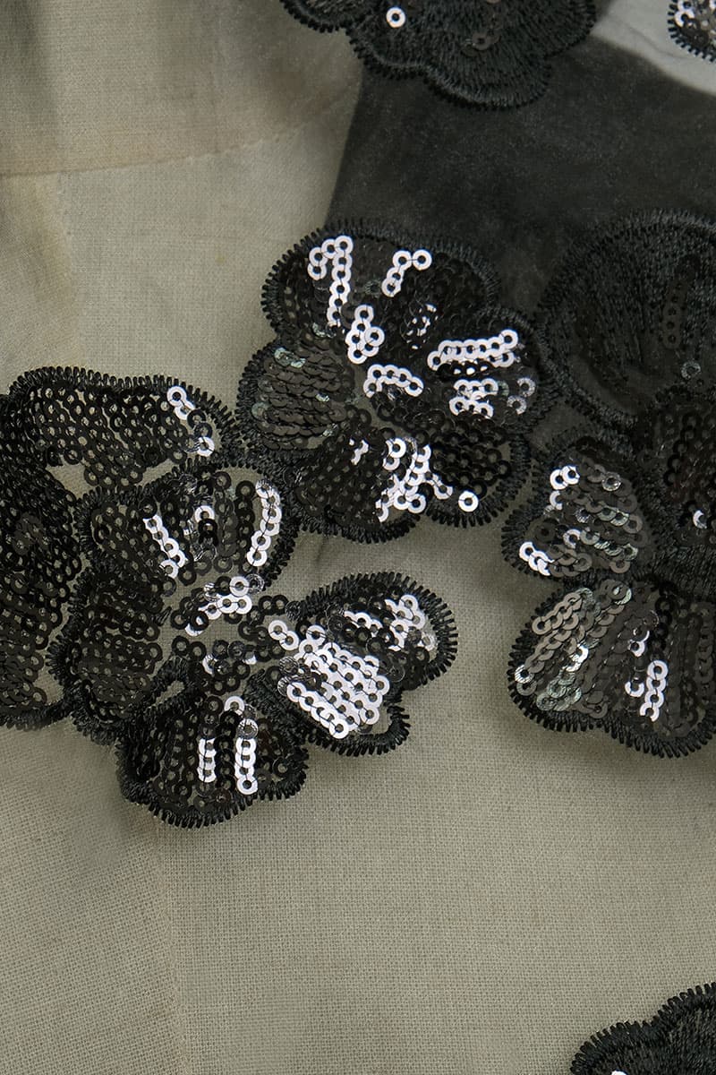 Kalsandra Sequin Selendang - Black - Image 2