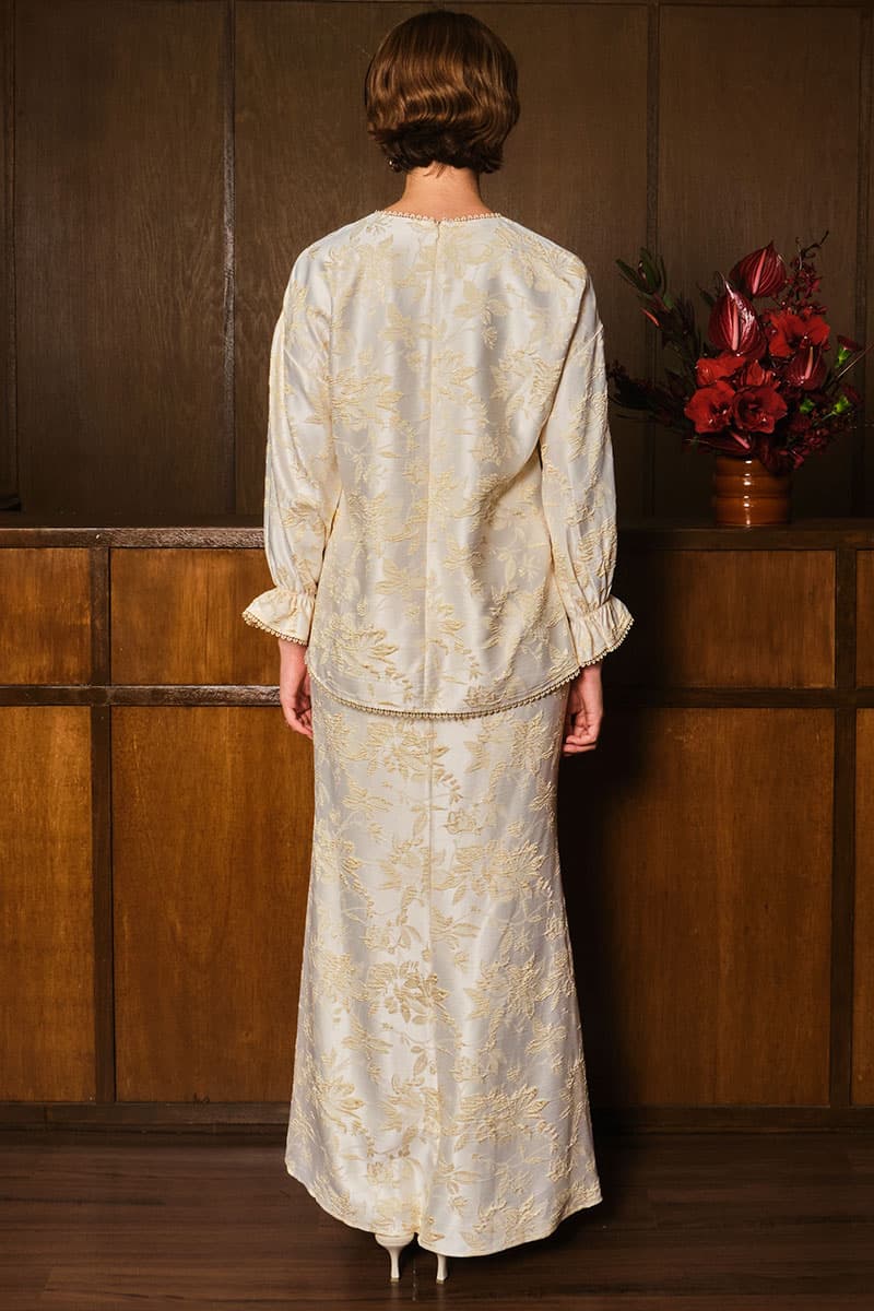 Rona Blouse & Skirt - Buttermilk - Image 4