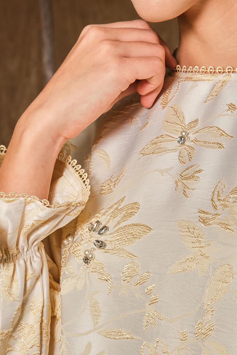 Rona Blouse & Skirt - Buttermilk - Image 6