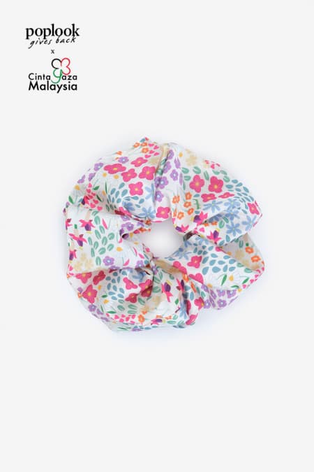 Raya'26 Kaseh Scrunchie - Ivory