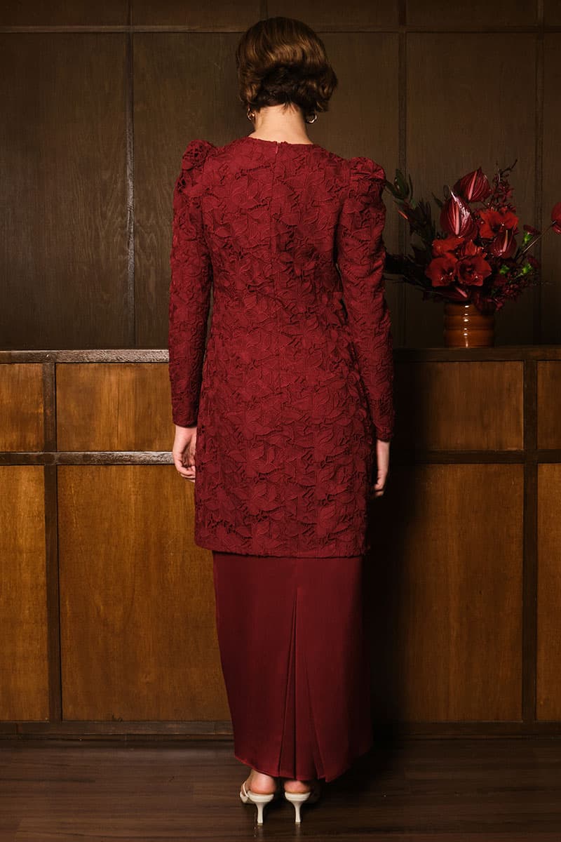 Devandra Blouse & Skirt - Cordovan - Image 4