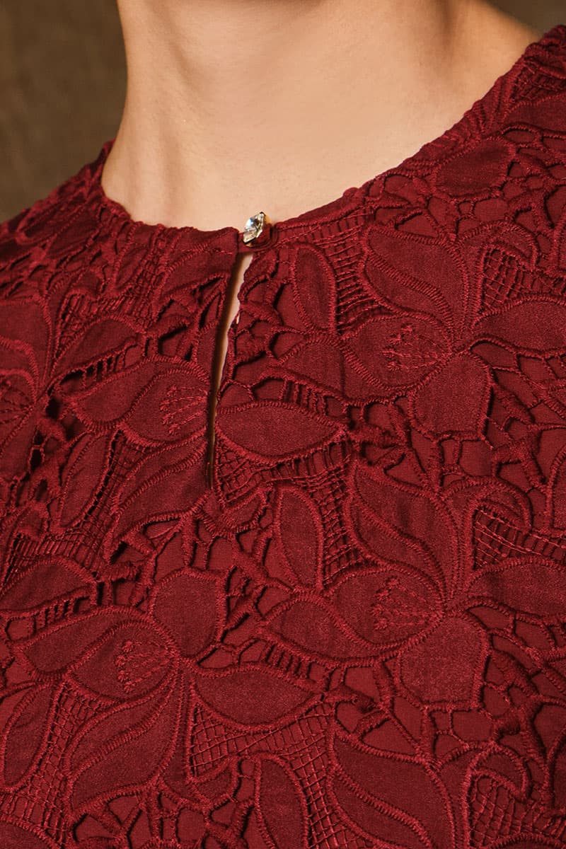 Devandra Blouse & Skirt - Cordovan - Image 5