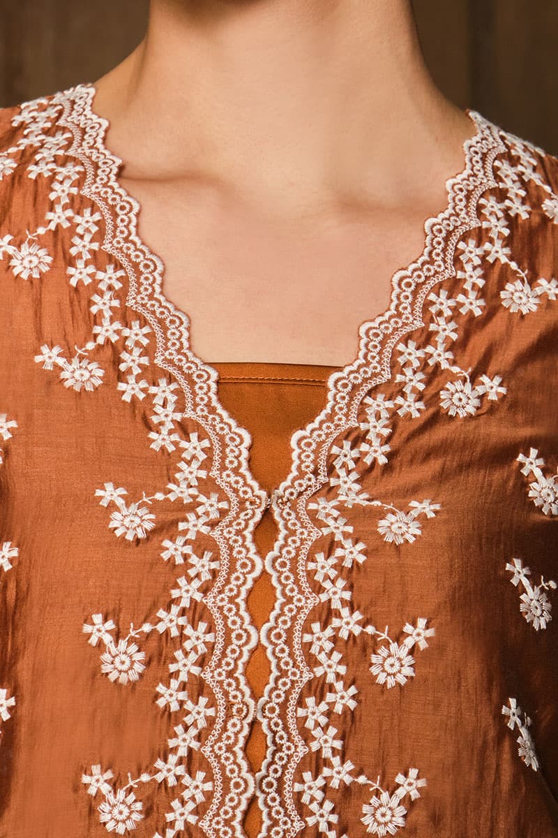 Nawildra Blouse & Skirt - Cinnamon - Image 5