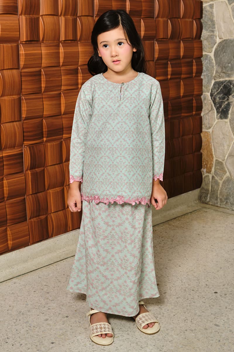 KIDS Ayuna Set - Mint/Pink - Image 1
