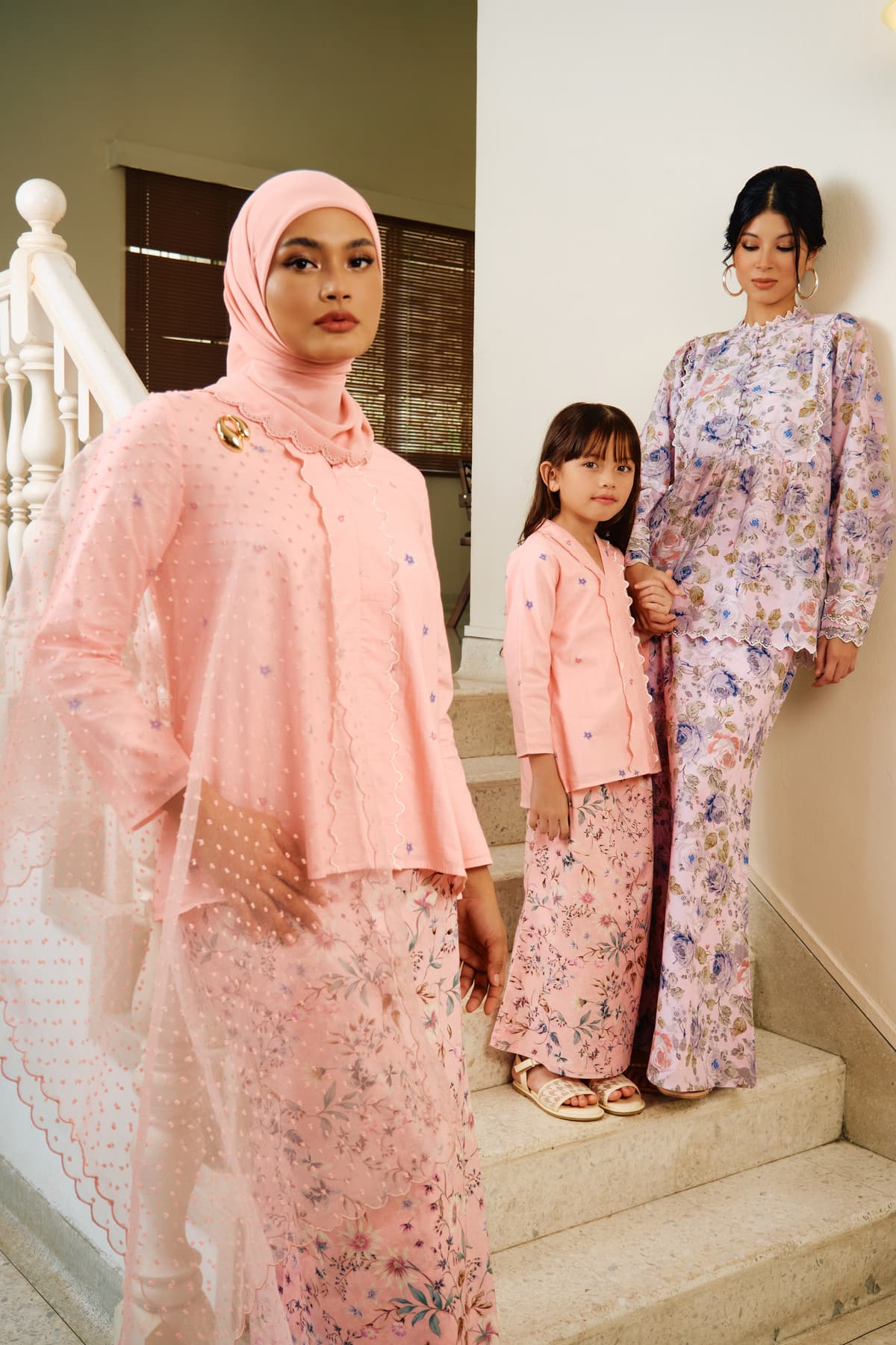 COTTON Dhiyara Blouse & Skirt - Pink Quartz - Image 7