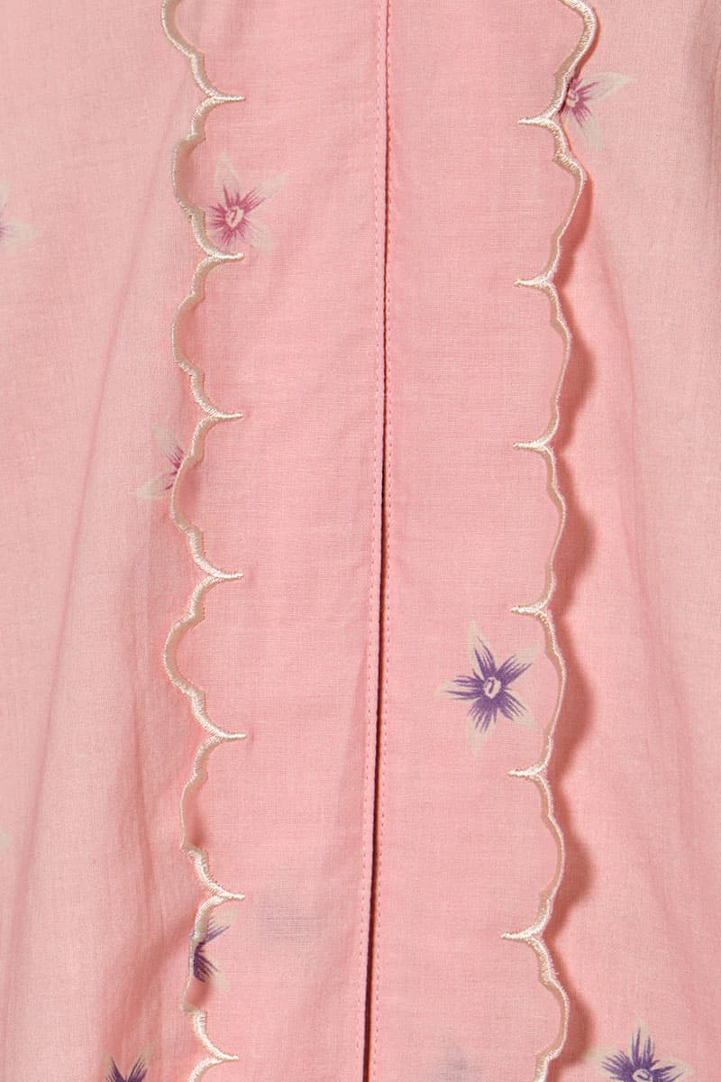 COTTON Dhiyara Blouse & Skirt - Pink Quartz - Image 5
