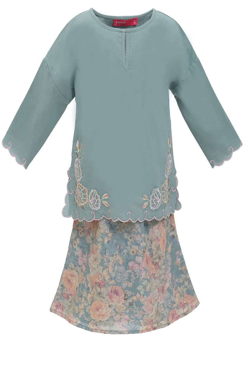 KIDS Khawla Set - Dusty Aqua - Image 2