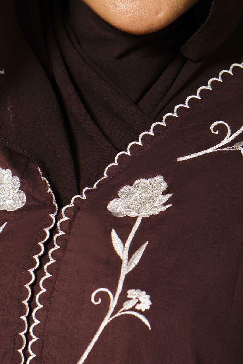 COTTON Larasti Blouse & Skirt - Dark Cocoa - Image 5