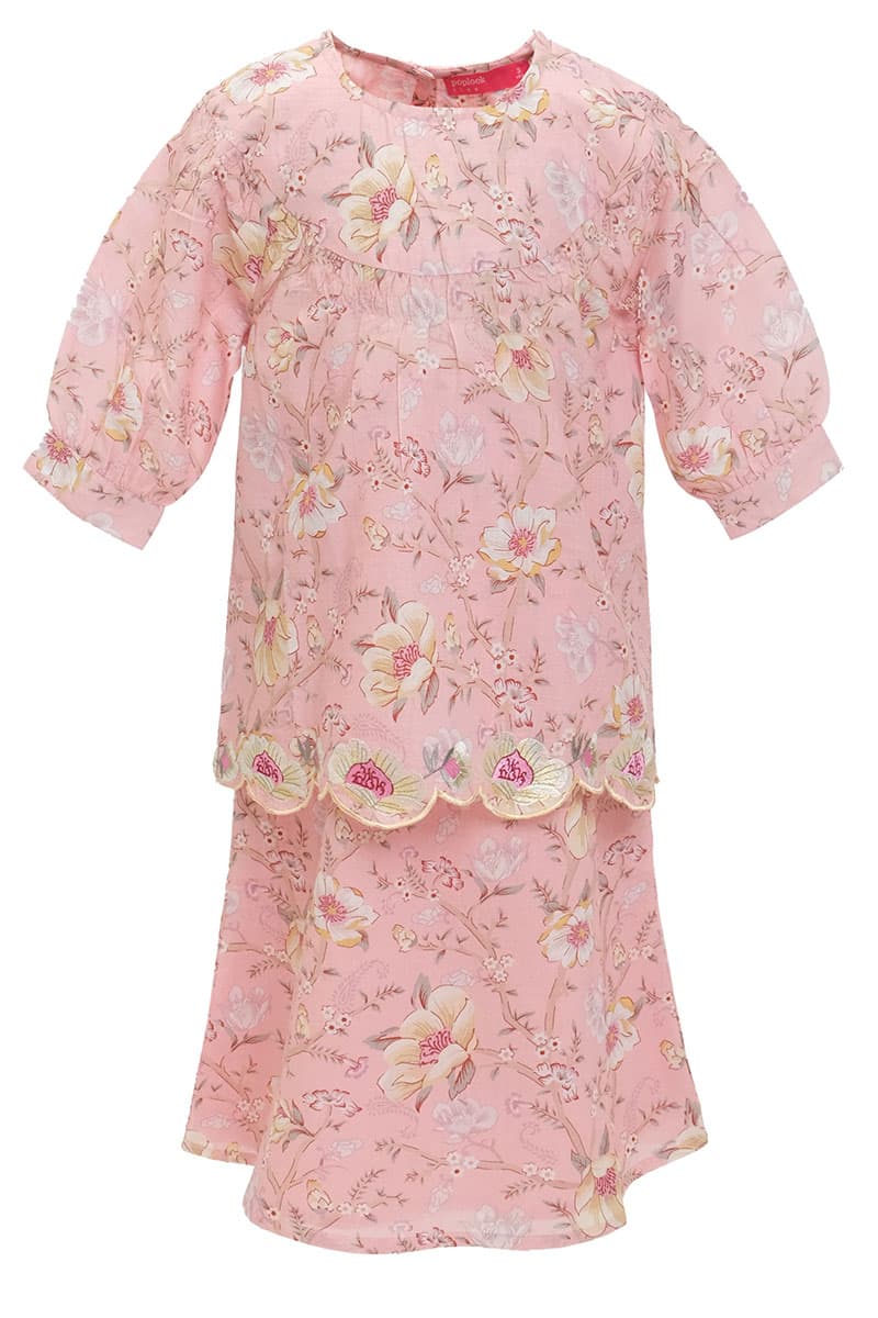KIDS Rukma Set - Pink Blossom - Image 2