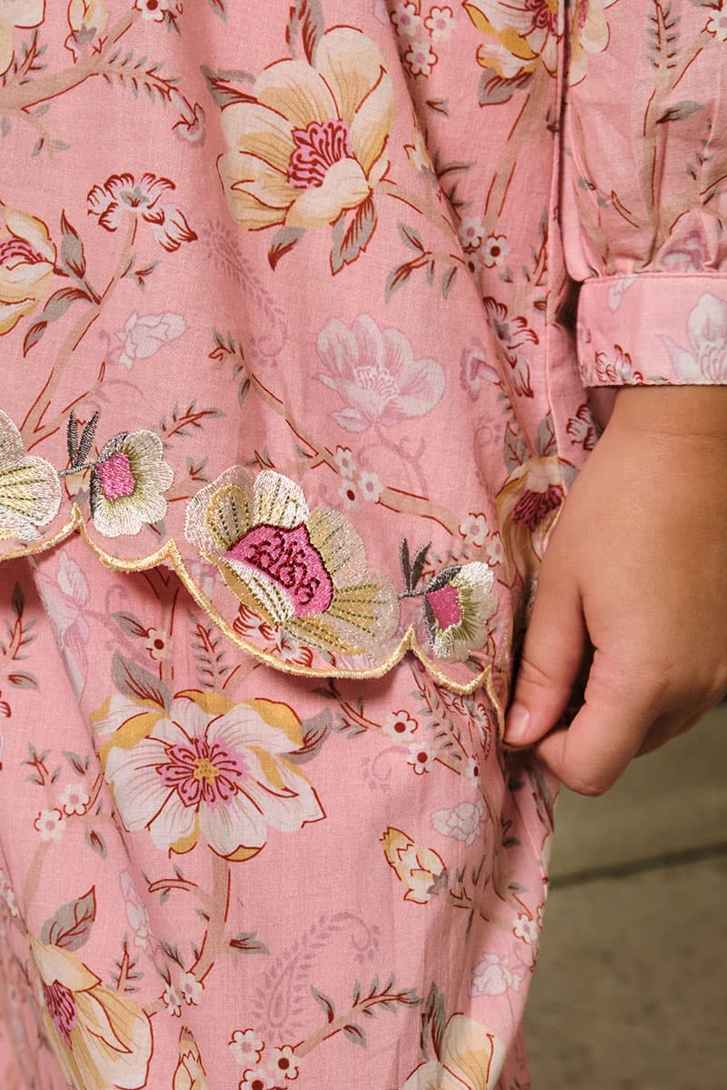 KIDS Rukma Set - Pink Blossom - Image 5