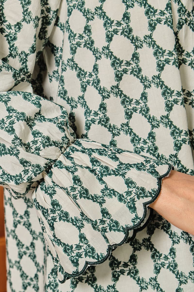 COTTON Sulastri Blouse & Skirt - Deep Forest - Image 5