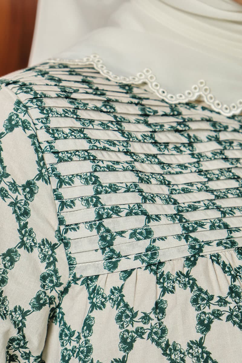 COTTON Sulastri Blouse & Skirt - Deep Forest - Image 6