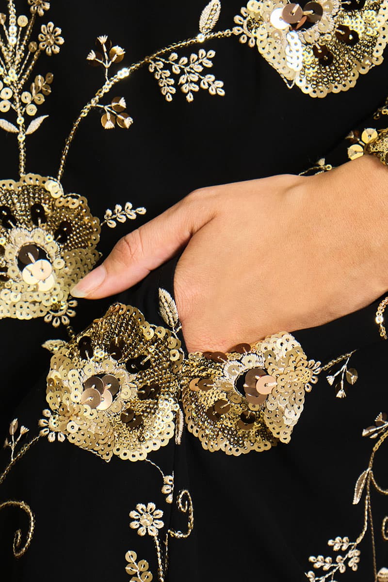 PRE-ORDER Salarinda Blouse & Skirt - Black - Image 6