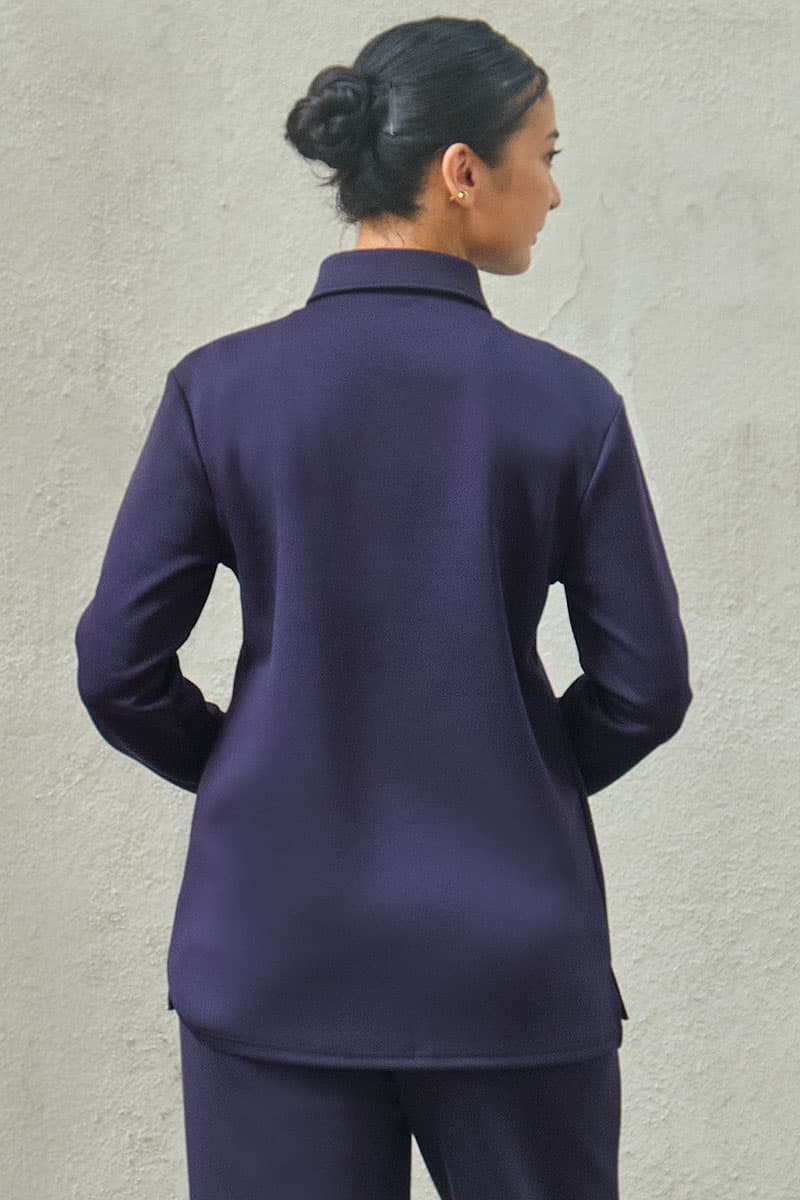 Victor Drop Shoulder Polo Shirt - Eclipse - Image 4
