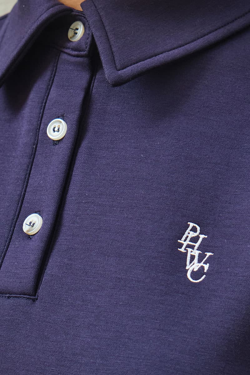 Victor Drop Shoulder Polo Shirt - Eclipse - Image 5