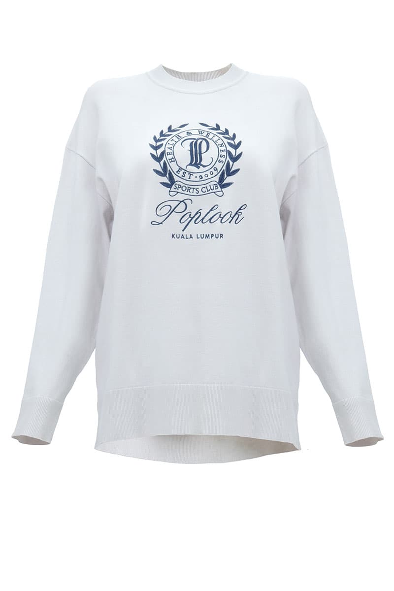 League Drop Shoulder Sweatshirt - Silver - Image 2
