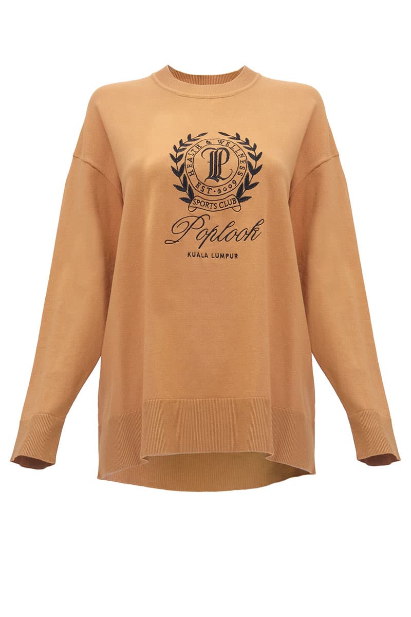 League Drop Shoulder Sweatshirt - Brown Sugar - Image 2